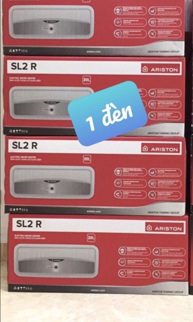 ARISTON SLIM2 RS 20 LÍT - SL2 20 RS/R - Bình Nóng Lạnh Gián Tiếp