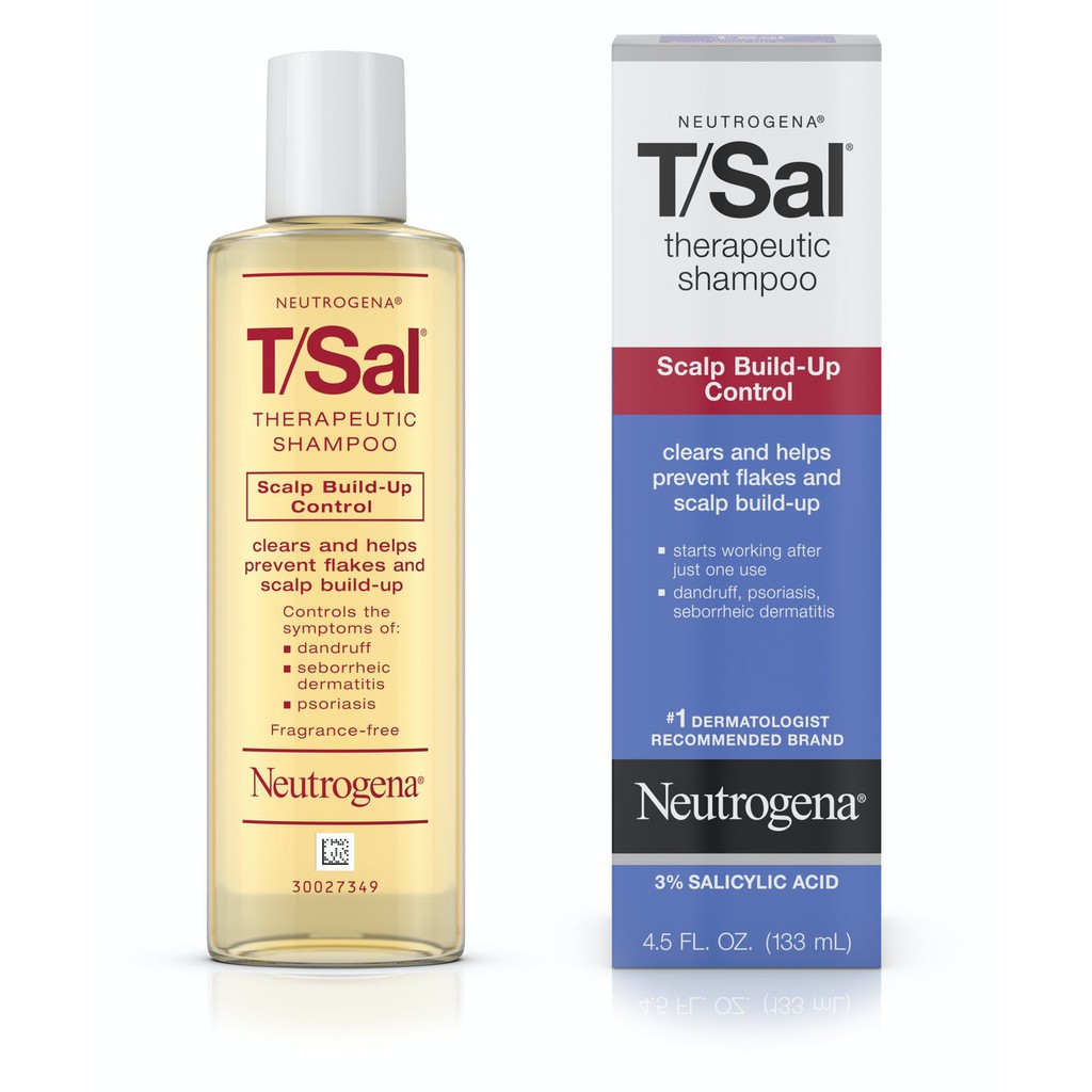 Bill US - Dầu Gội trị vảy nến Neutrogena T/Sal® Therapeutic Shampoo-Scalp Build-Up Control 133ml