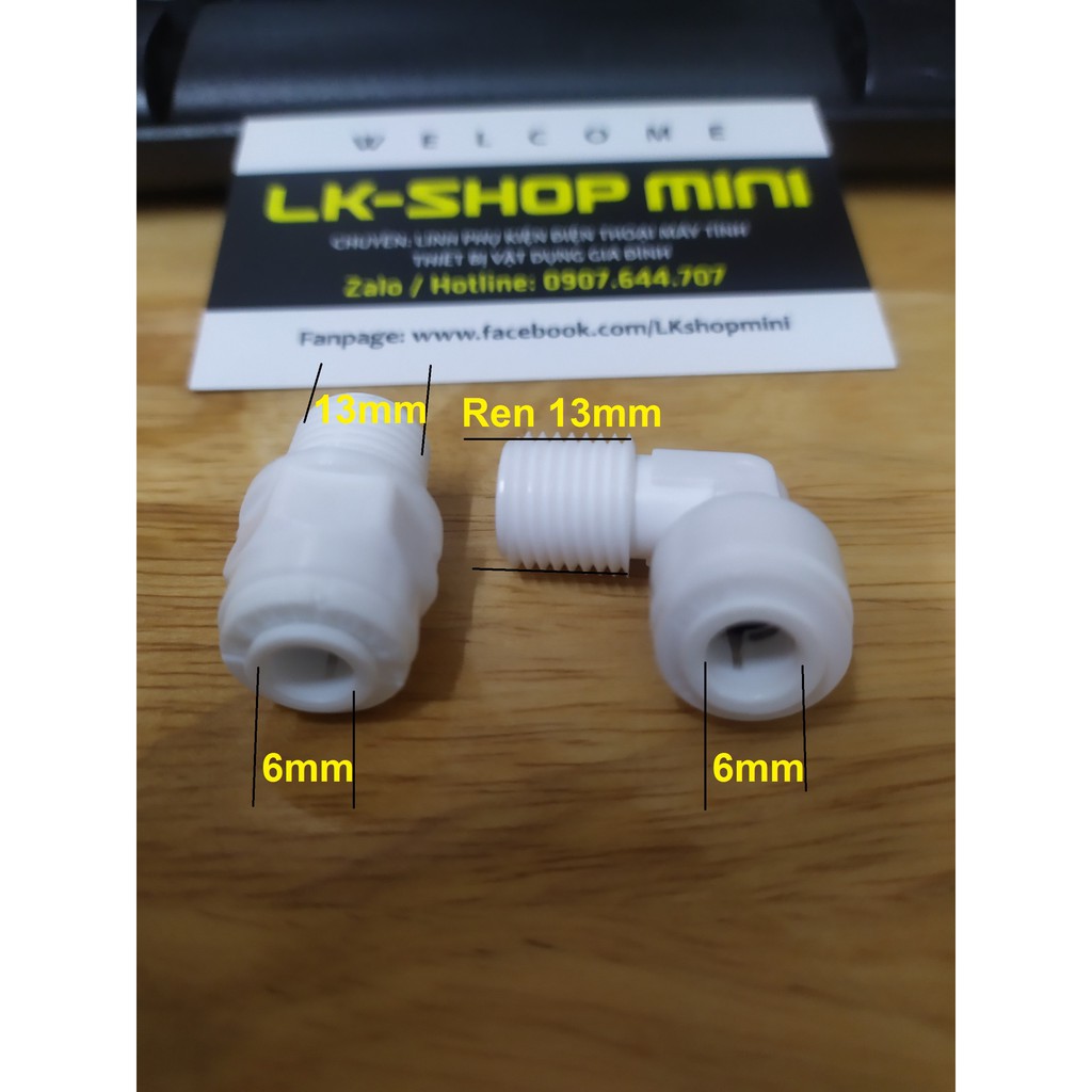 Nối ren 13mm ra ống 6mm