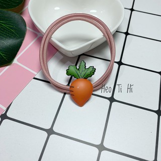 [ẢNH THẬT] Cột tóc hình thú và hoa quả