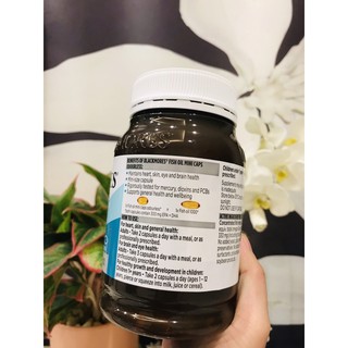 (Đủ Bill) Dầu Cá Không Mùi Blackmore 400v Mini