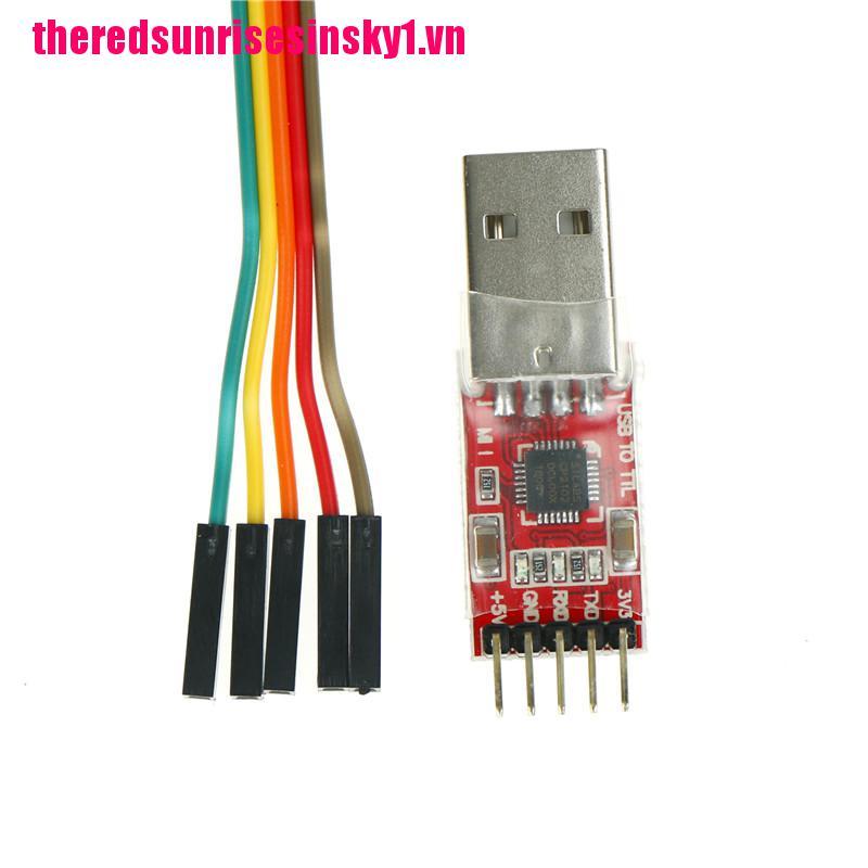 【3C】 1pc CP2102 Module USB to TTL Serial Converter UART STC Download 5pcs Cable