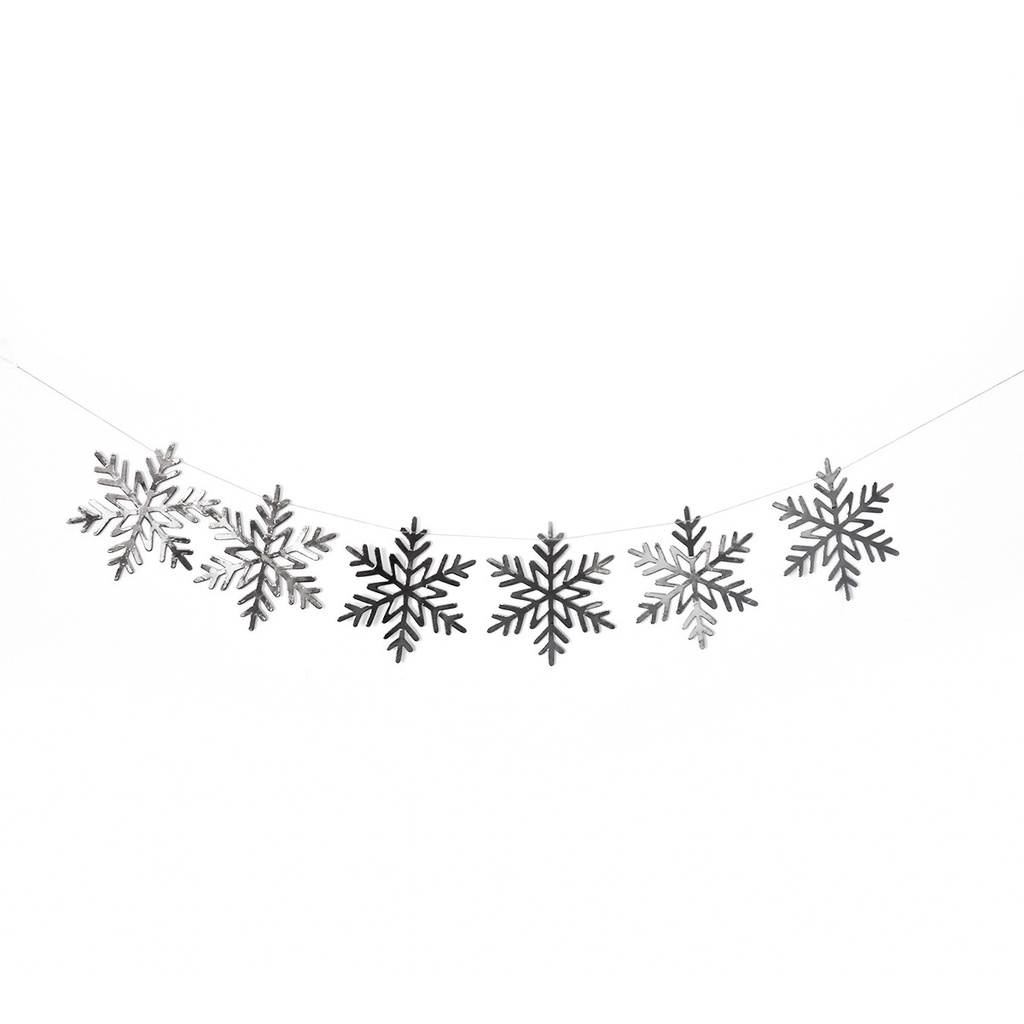 Dây treo trang trí giáng sinh năm mới hình bông tuyết
