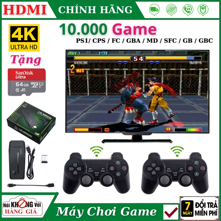 Máy chơi game cầm tay playstation 10000 trò Ps1/ Ps2 /Nitendo switch/FC Compact/FC , kết nối HDMI, tặng thẻ nhớ 32GB