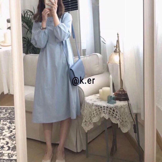 Váy thô thắt nơ