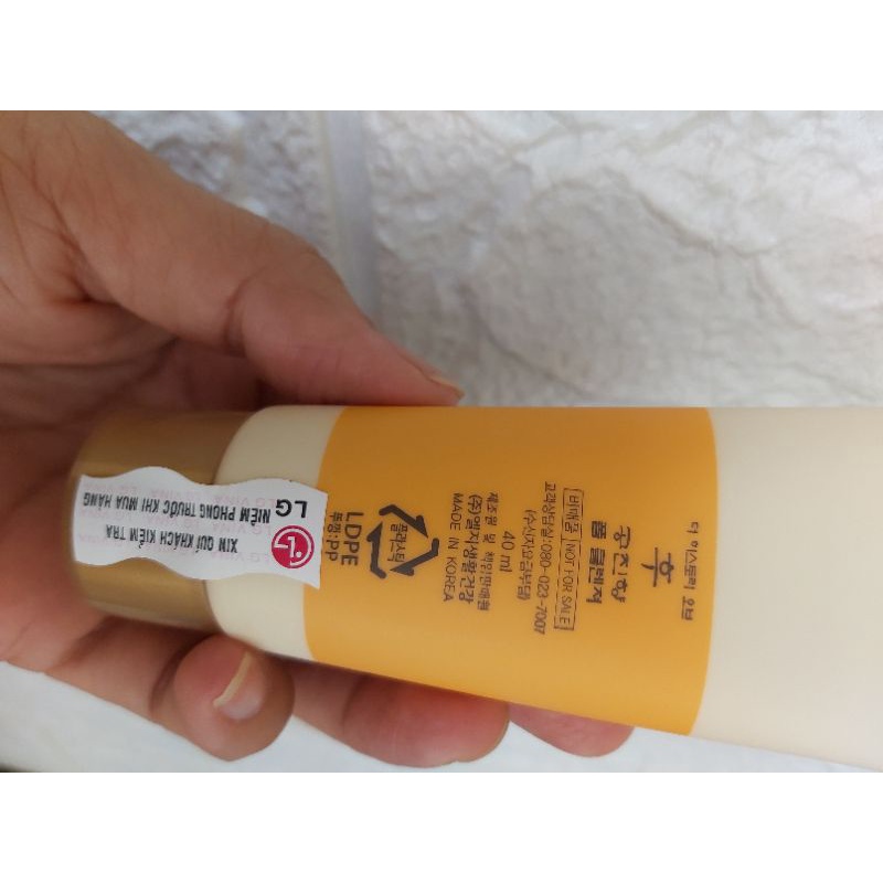 Xả kho - Sữa rửa mặt Whoo vàng 40ml