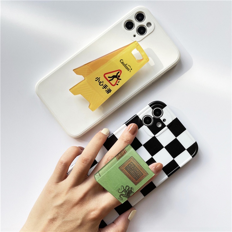 Giá đỡ dán ốp điện thoại popsocket mika acrylic P1P5 họa tiết bánh kem