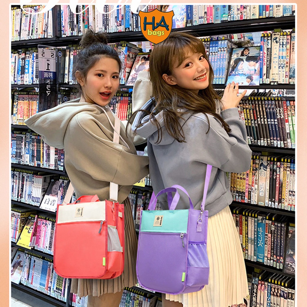 Túi xách học phụ đạo, học cho học sinh trung học, sinh viên HA1028 kích thước 35x29x12cm