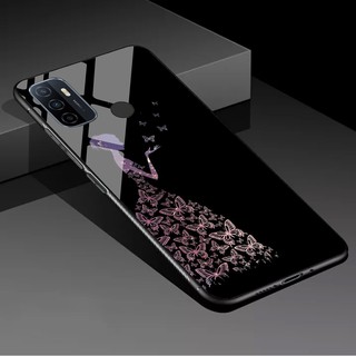 ỐP LƯNG MẶT KÍNH OPPO A53 CAO CẤP