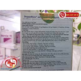 DoppelHerz- Calciovin Liquid - Giúp xương chắc khỏe và phòng ngừa loãng xương KINDER CALCIOVIN