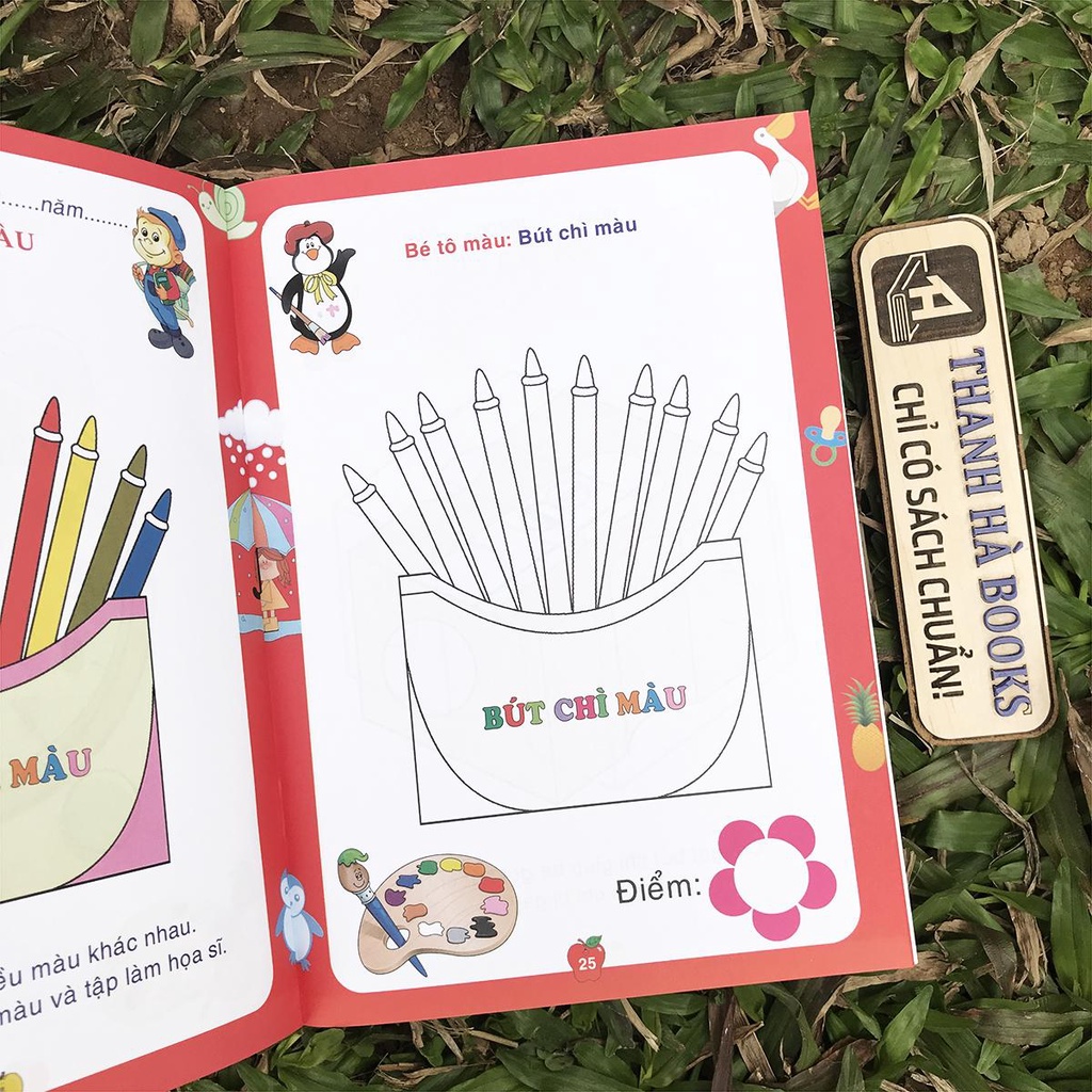 Sách - Bé Tô Màu Và Làm Quen Với Môi Trường - Dành cho trẻ từ 4-6 tuổi (lẻ tùy chọn)