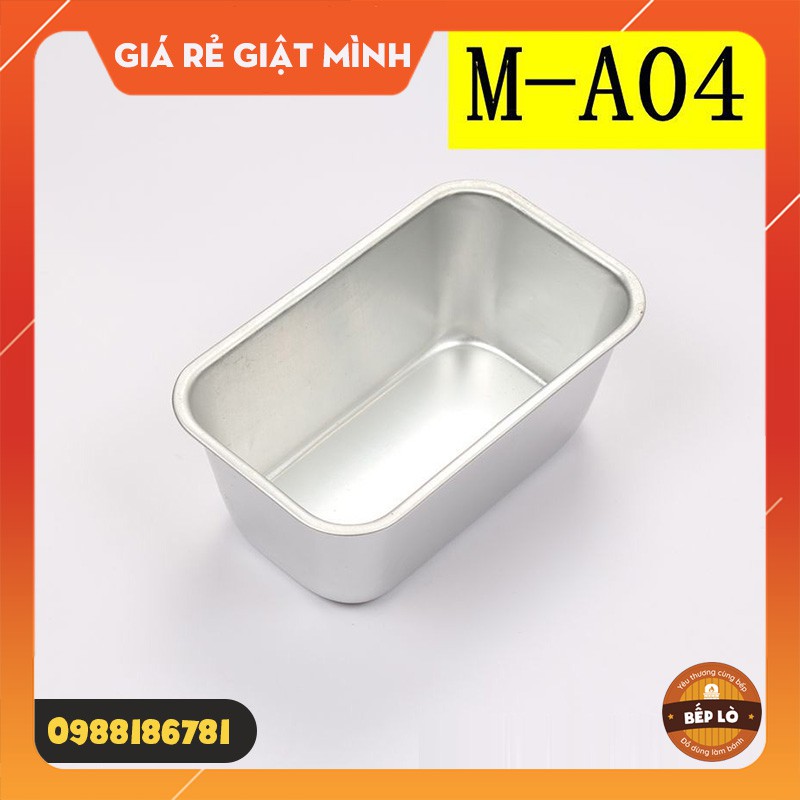 Khuôn nướng bánh mì hình chữ nhật chất lượng giá tốt M-A01, M-A02, M-A03, M-A04, M-A05