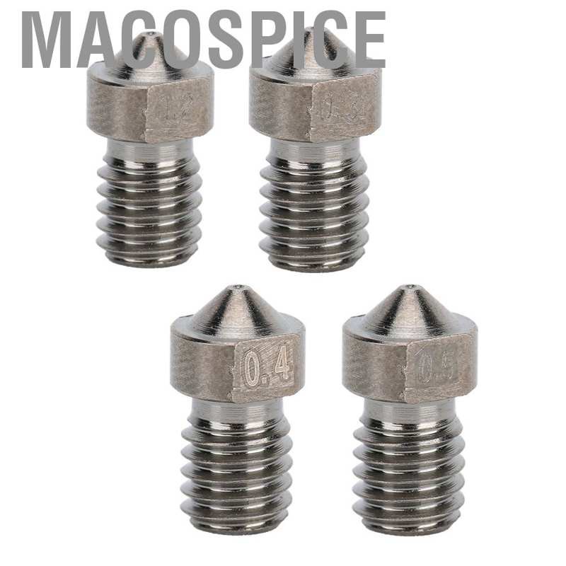 Bộ 10 Đầu Phun Chuyên Dụng Cho Máy In 3d 0.2 / 0.3 / 0.4 / 0.5mm V6