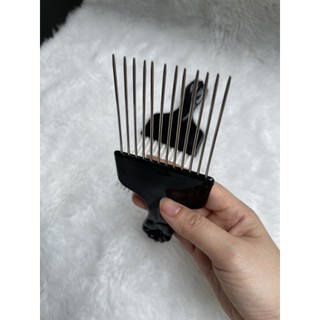 Dụng cụ Uốn Tóc Premlock - Lược Thép Răng Thưa - Lược Afro Chải Tóc Châu Phi
