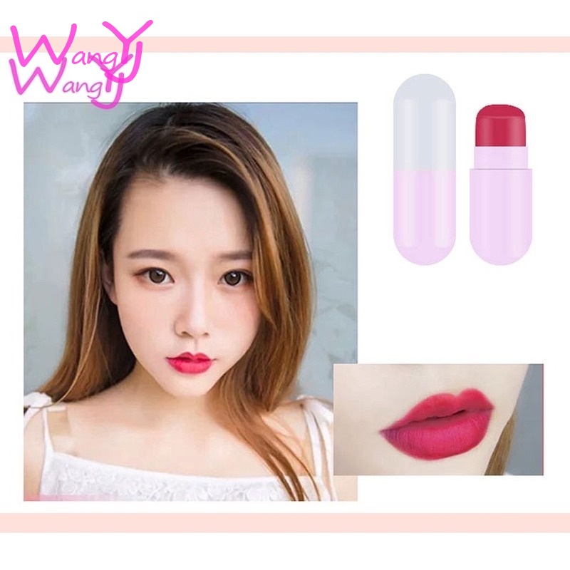 [Hàng mới về] Bộ 5 son môi dạng thạch lâu trôi thiết kế viên nang dễ thương | BigBuy360 - bigbuy360.vn