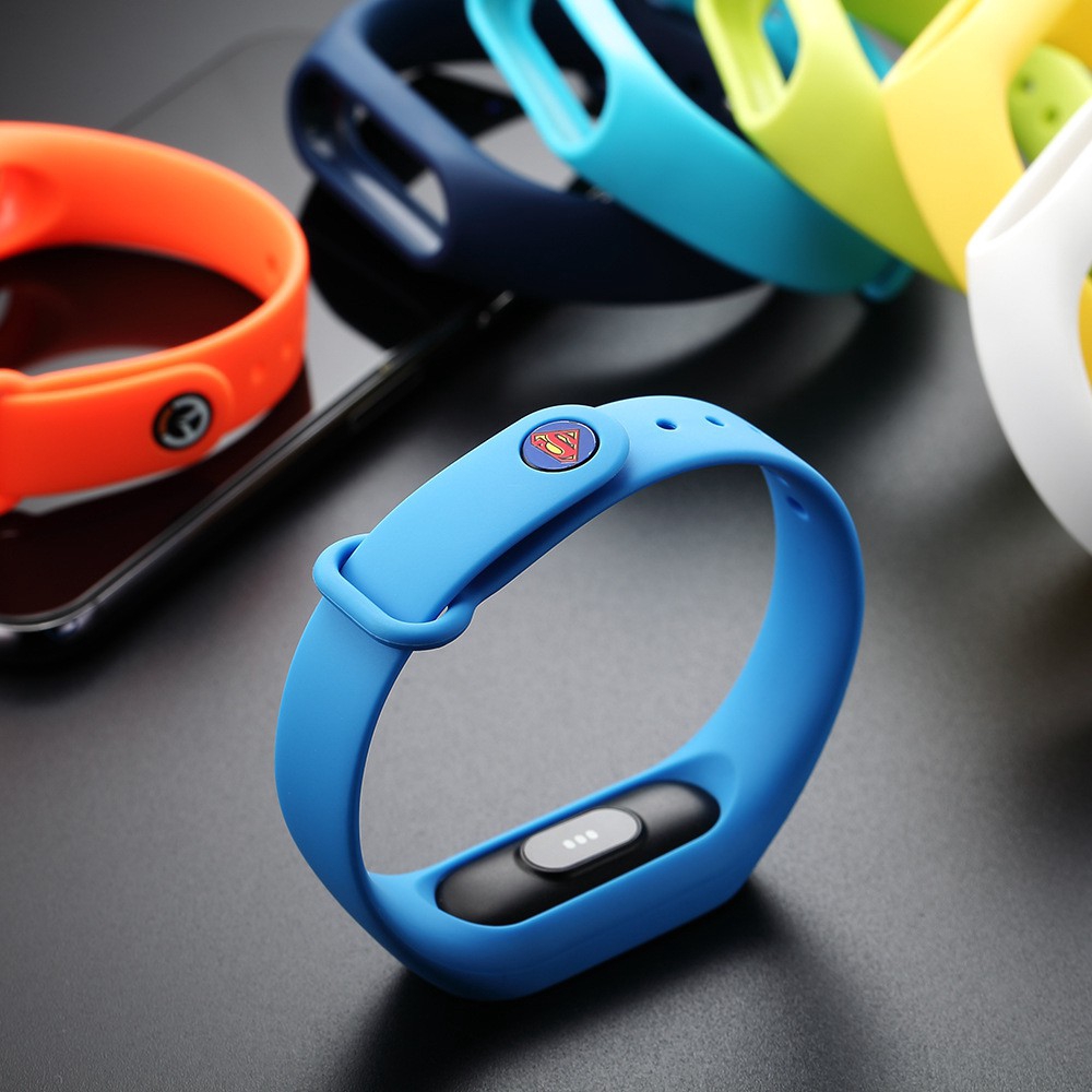 Nút khóa kim loại hình avengers thay thế cho vòng tay thể thao Xiaomi Mi Band 2/3/4/5/6