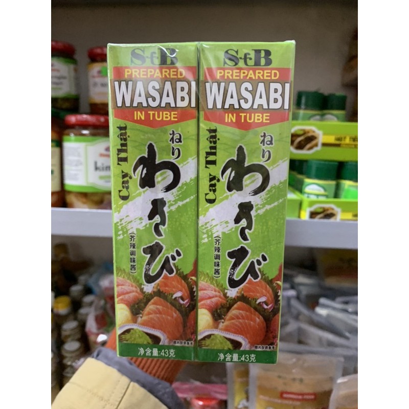 Wasabi SB Xanh Mù Tạt 43g ( Tuýp )