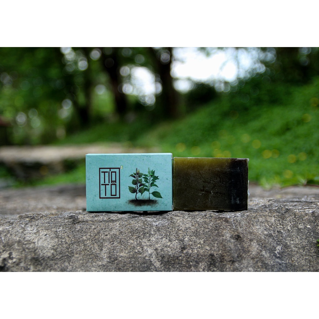 Xà Bông Tía Tô HTX Sinh Dược 100g Thiên Nhiên