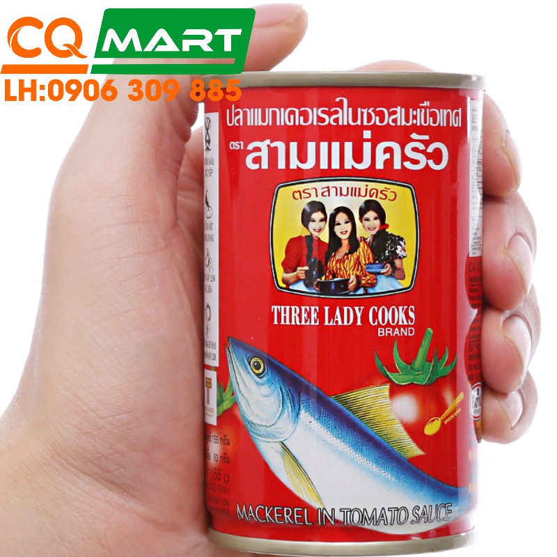 Cá Nục Sốt Cà 3 Cô Gái Thái Lan - Lon 155g | BigBuy360 - bigbuy360.vn