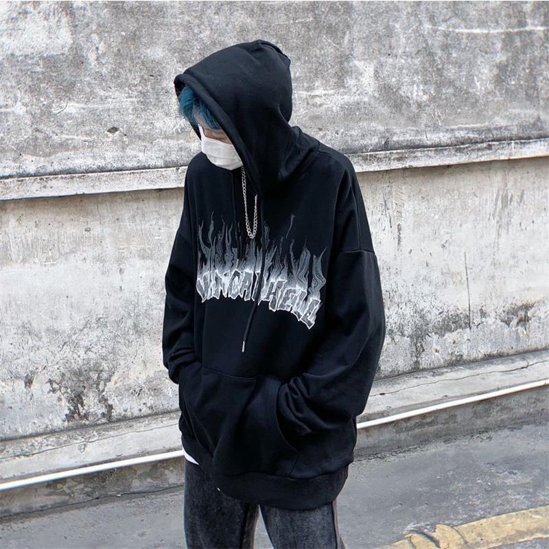 Áo hoodie nỉ bông unisex form rộng VANDERHELL
