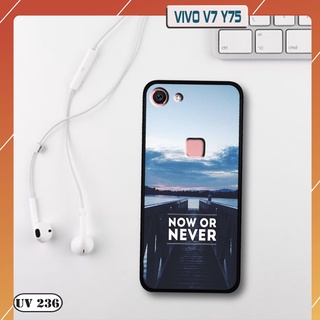 Ốp lưng nhám in hình 3d vivo v7 / y75