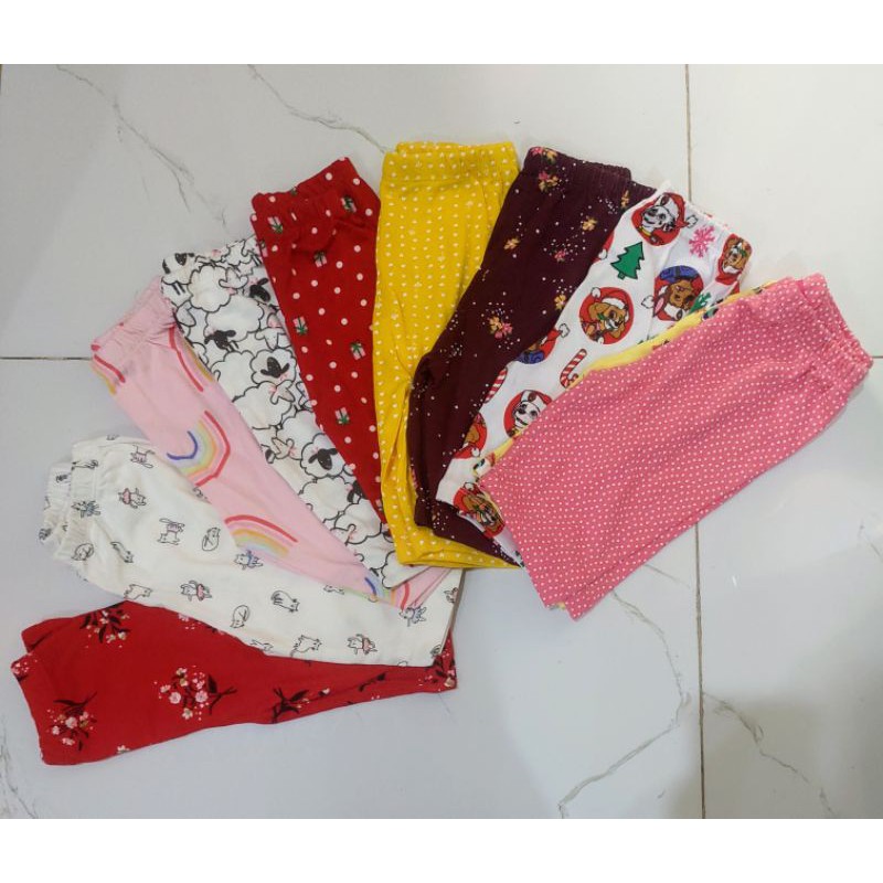 Quần Legging Lửng Bé Gái Cotton Borip 10-21kg