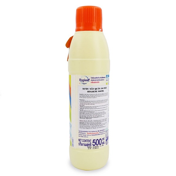 Nước Tẩy Quần Áo Màu Hygien 500ml Siêu Sạch -Chuẩn Thái Lan