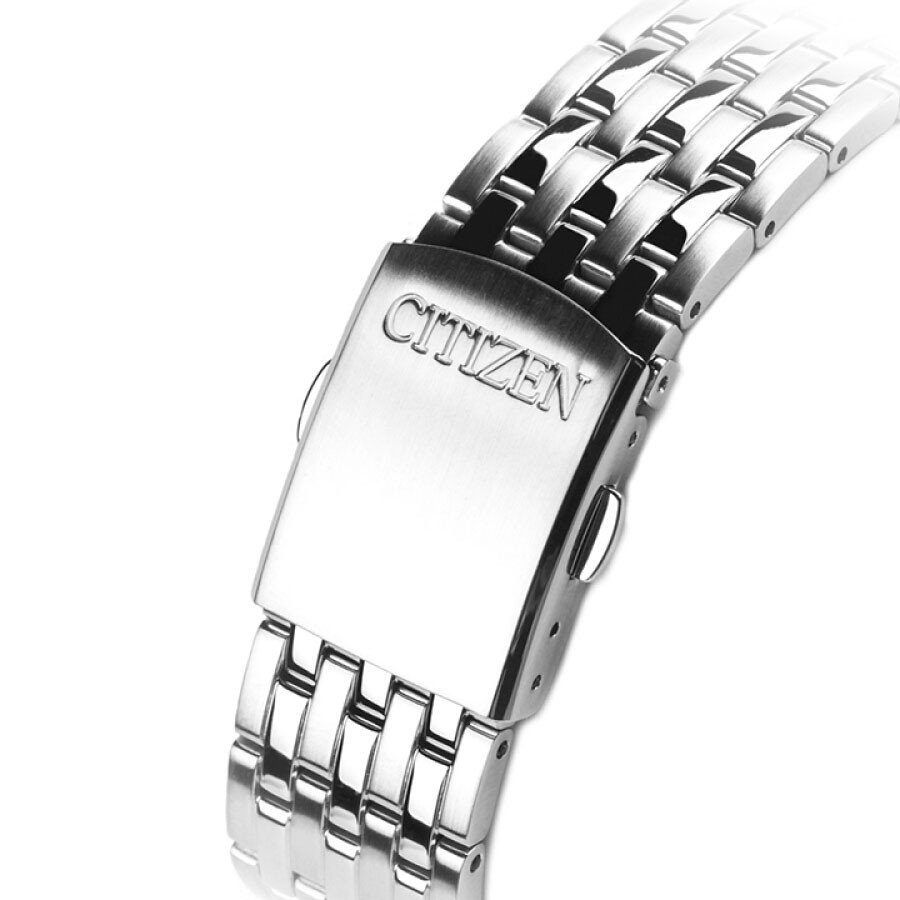 Đồng Hồ Nam Citizen Dây Thép Không Gỉ NH7500-53E - Mặt Đen (Sapphire)
