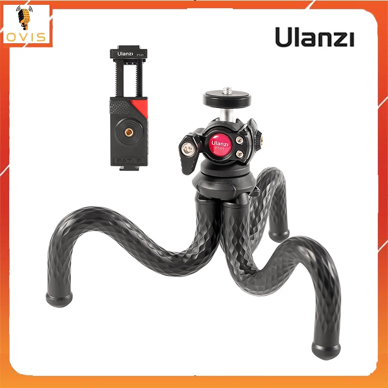 Ulanzi U-SELECT FT-01 - Tripod Bạch Tuộc Xoay 360° Cho Smartphone, Gopro, Máy Ảnh, Tải Trọng 2 Kg