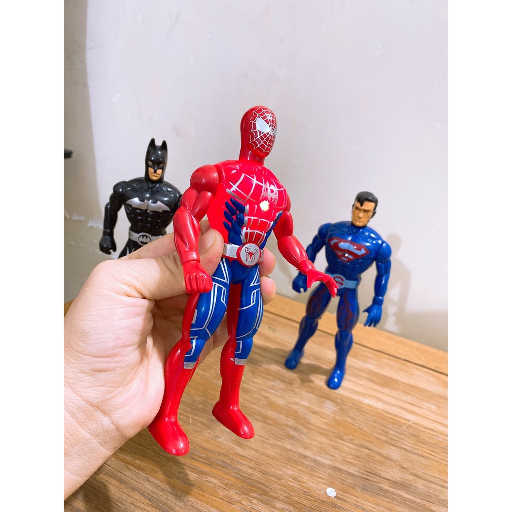 Bộ sưu tập mô hình 3 nhân vật siêu anh hùng Avengers (ảnh thật)