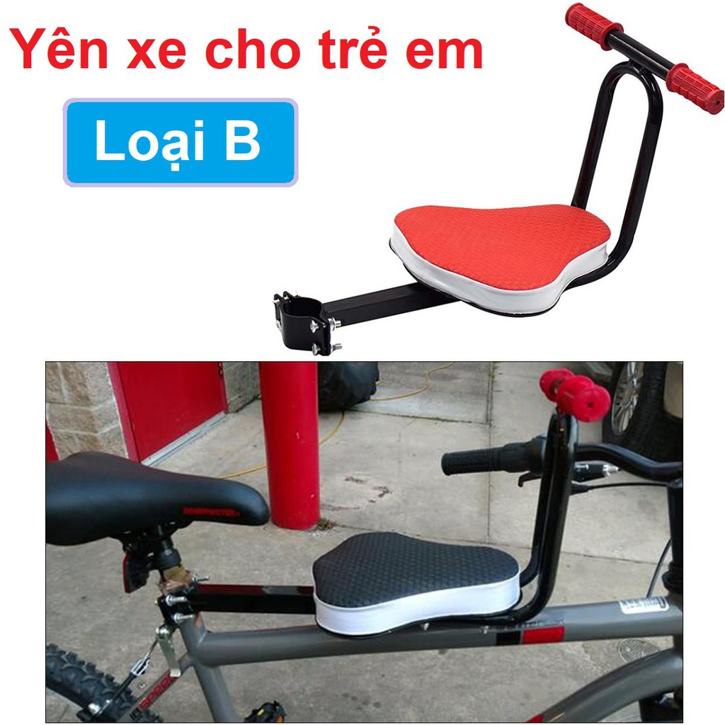 Ghế đệm gắn xe đạp cho trẻ em loại B - Yên xe đạp cho trẻ em - Ghế cho trẻ em