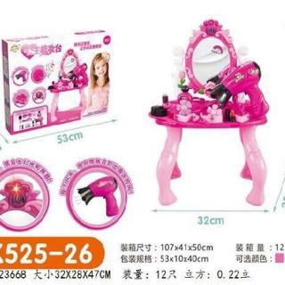 Bộ bàn trang điểm cho bé gái dễ thương lắm ak