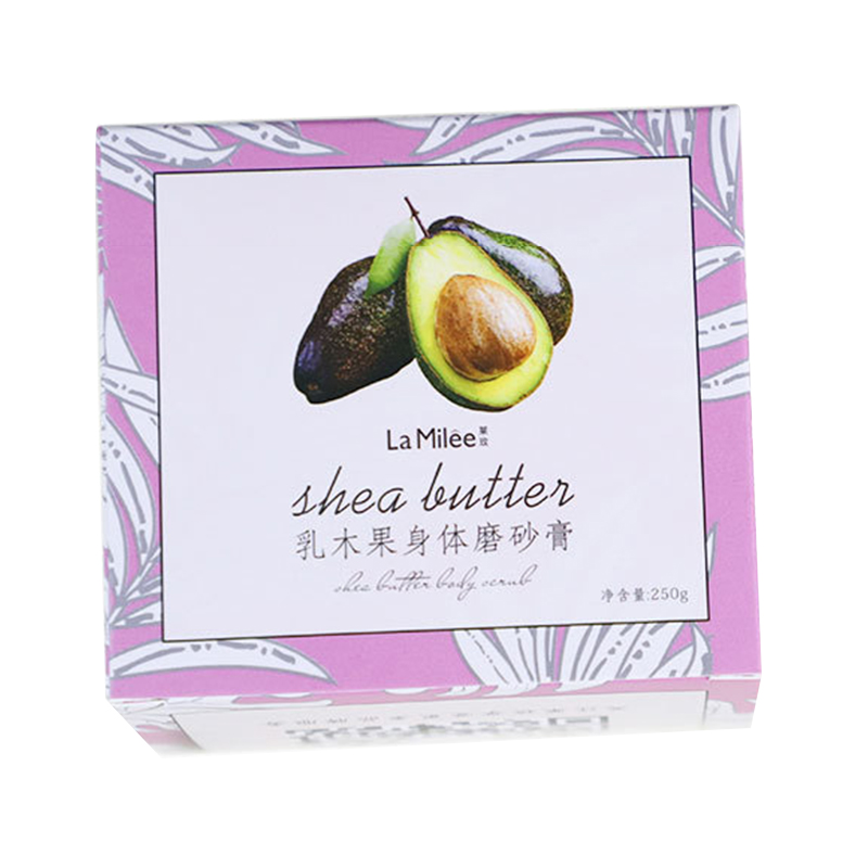 【100%ORIGINAL】 LAMILEE Exfoliating Gel Body Scrub Cream Shea Butter Fruit Skin Whitening Go Cutin Dead Skin Moisturizing Body Care 250G 【COD&FREE】