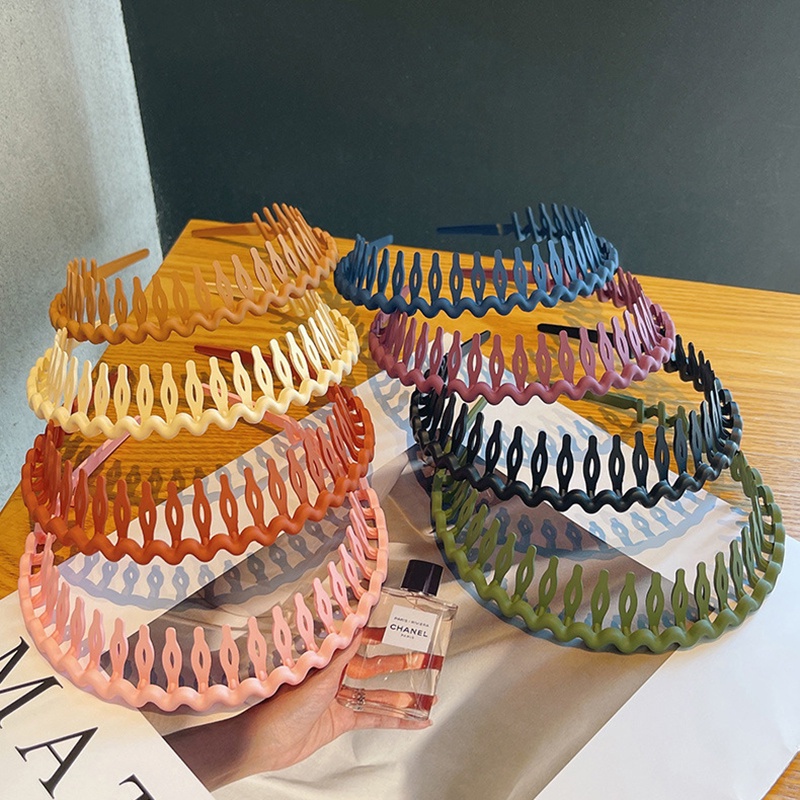 IF ME Băng Đô Cố Định Tóc Khi Tắm Màu Trơn Dành Cho Nữ