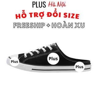 Giày thể thao sneaker nam nữ giày sục vải đạp gót nữ siêu đẹp - giay thể thao plus