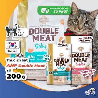 Thức ăn hạt hữu cơ ANF Double Meat cho mèo [Túi 200g]