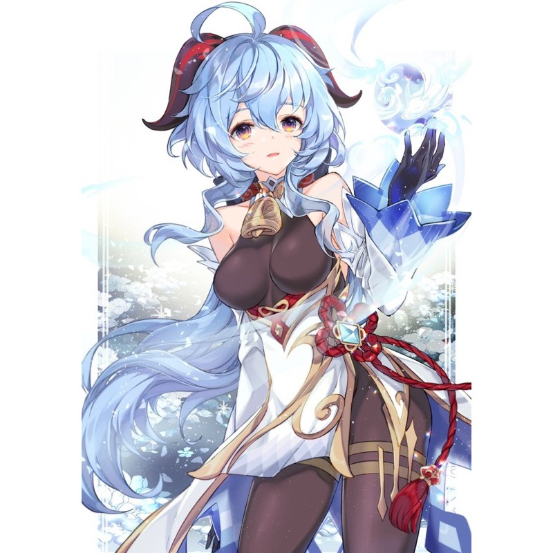 3-5 poster a4 ganyu genshin impact/ tranh ảnh ganyu genshin impact