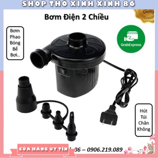 Bơm Điện 2 Chiều - Bơm Phao Bơi Thổi - Hút Chân Không Chuyên Dụng Cầm Tay Mini