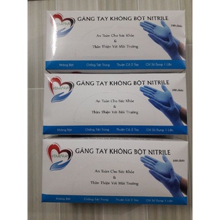1000 Chiếc găng tay cao su y tế không bột nitrile