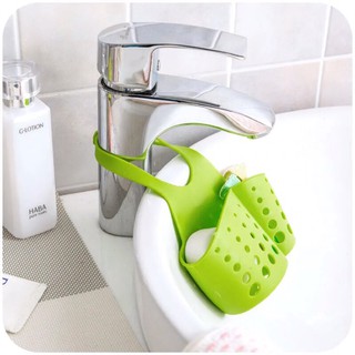 Giỏ đựng giẻ rửa bát bằng silicone có quai treo tiện dụng
