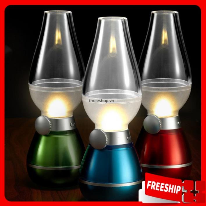 Đèn Thần SIÊU SALE Đèn thần dầu thời cổ cảm ứng thổi sáng tắt tiện lợi, có nút điều chỉnh độ sáng của đèn 2304