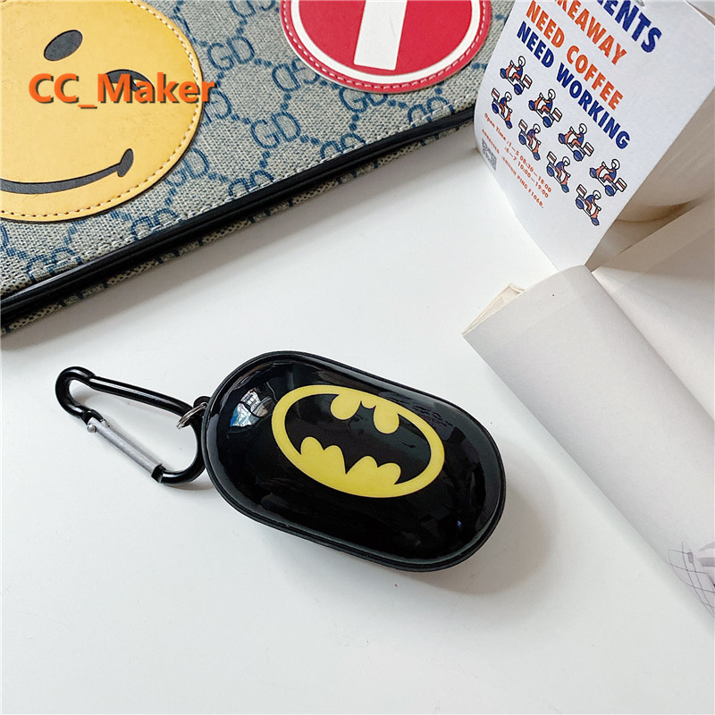 Vỏ hộp tai nghe hình Mickey và Minnie họa tiết Marvel Batman Captain America cho Samsung Galaxy Buds Plus