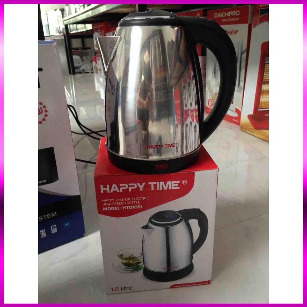 Ấm siêu tốc inox 1.8L HAPPY TIME HTD1081 chính hãng