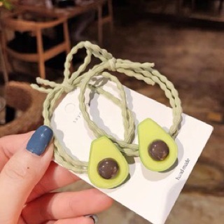 Kẹp/buộc tóc quả Bơ siêu xinh (không bao gồm vỉ)
