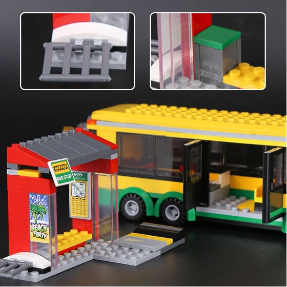 Lắp Ráp Cities -  02078 , Leji 40021  377 Mảnh )