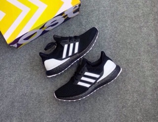 Giày Thể Thao Ultra Boost 4.0 Đen Đỏ Trắng
