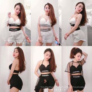 Do bơi kèm áo luoi