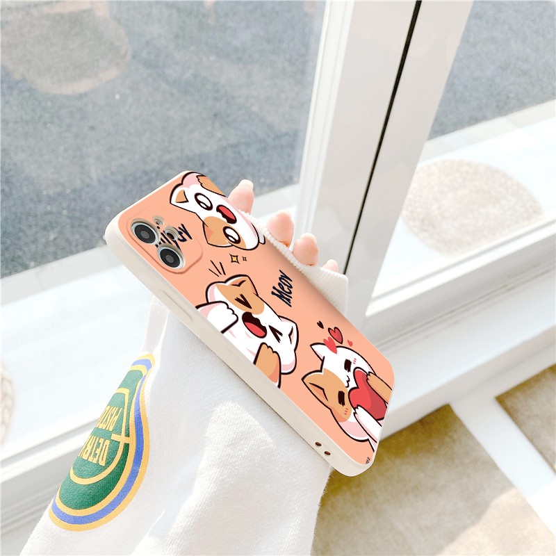 Ốp điện thoại iphone Happy Cat ngộ nghĩnh cute chống bẩn ốp iphone 6/6s/7/8/se2020/x/xs/xr/xsmax/13/12/11/pro/promax BVC