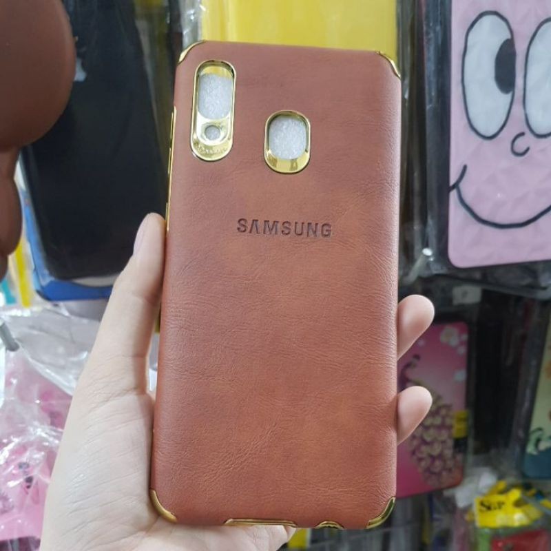 Samsung A30/A20 Ốp lưng giả da nhiều màu xinh đẹp