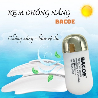 Kem chống nắng spf50 pa++++ bacoe - bán sỉ